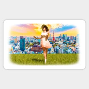 Kasumi in Tokyo Sticker